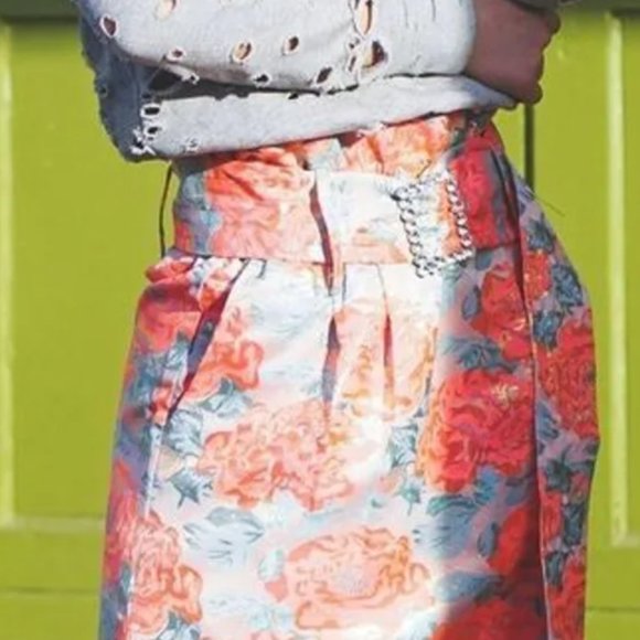 For Love & Lemons Jackpot Mini Skirt Size XS Revolve - Picture 4 of 11